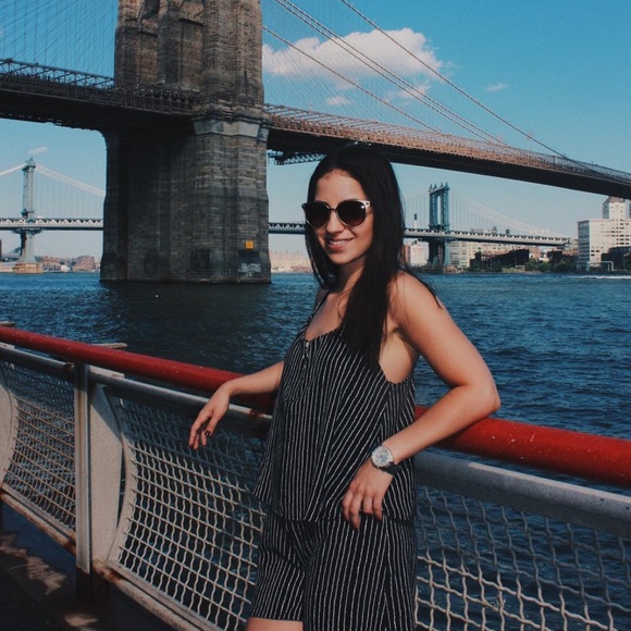 MANGO Striped Romper - Picture 1 of 5